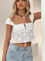 Annita Top White