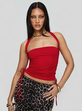 Late Night Talking Top Red