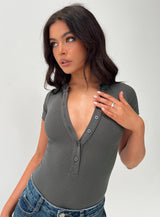 Kandis Bodysuit Marle Grey