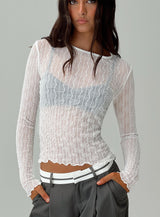Macgraw Long Sleeve Top White