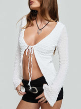 Lucky Stars Knit Top Cream