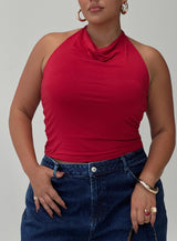 Imposter Top Cherry Red Curve