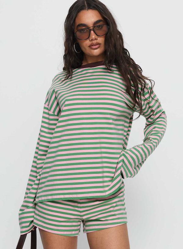 New Plans Long Sleeve Top Multi