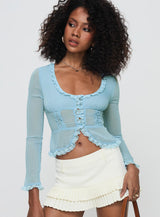Guillet Long Sleeve Top Blue