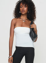 Isolindra Strapless Top White
