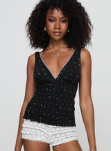 Comfrey Top Black