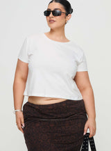 Micah Tee White Curve