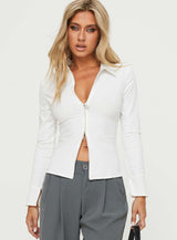 Fairway Long Sleeve Shirt White