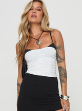 Vickee Top White / Black