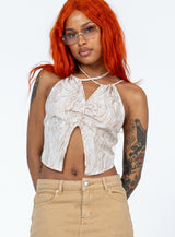 Kensington Top Beige