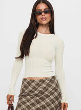 Rylin Long Sleeve Top Cream