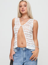 Quillan Top White