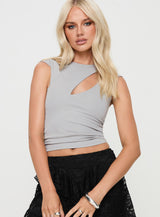 Dainty Dreams Top Grey
