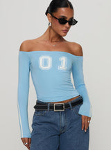 One And Only Long Sleeve Top Blue
