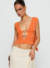 Steward Top Orange