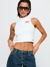 USC Belle Tank Top White