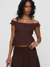 Gapita Top Brown