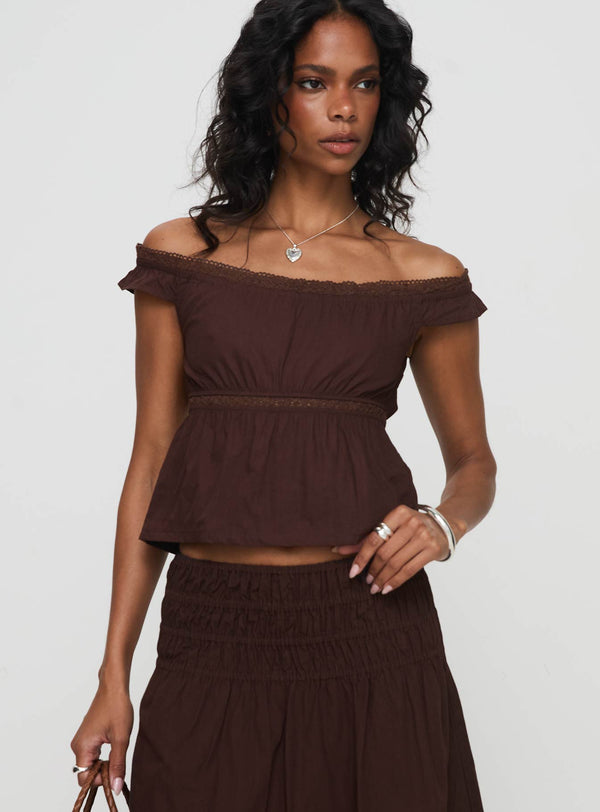 Gapita Top Brown