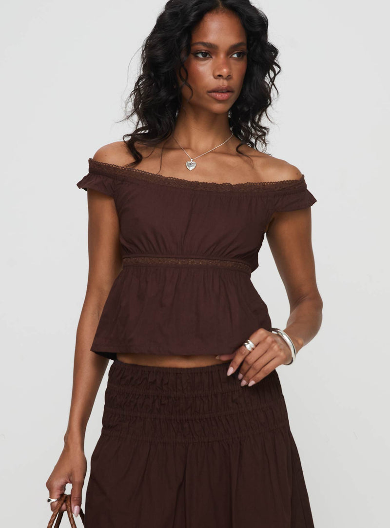 Gapita Top Brown