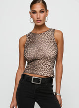 Warm Honey Top Leopard