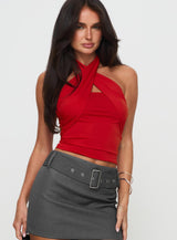Lavinea Halter Top Red