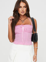 Trynia Top Pink