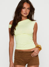 Beller Top Lime Stripe