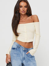 Eldoria Long Sleeve Top Cream
