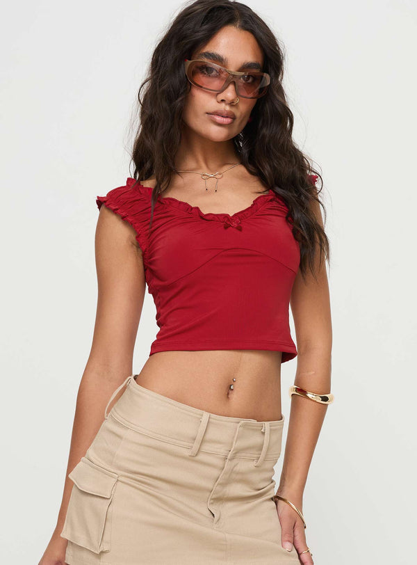 Sharnee Top Red