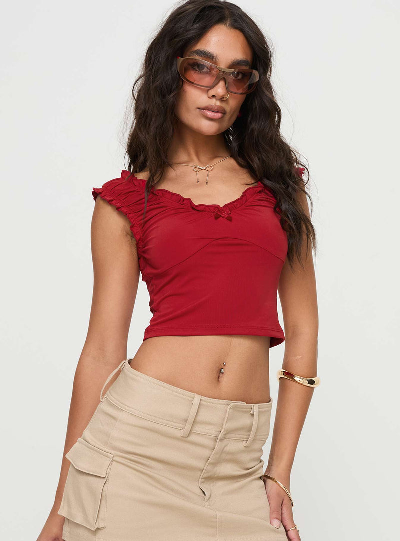 Sharnee Top Red