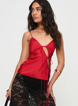Mariah Cami Red