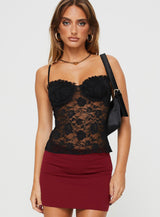Kerr Lace Top Black
