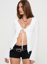 Lucky Stars Knit Top Cream