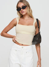 Francois Backless Top Cream