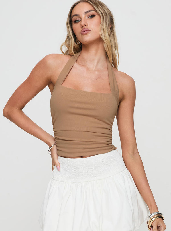 Roxanna Top Beige