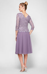 Petite Bella Sequin Lace Dress