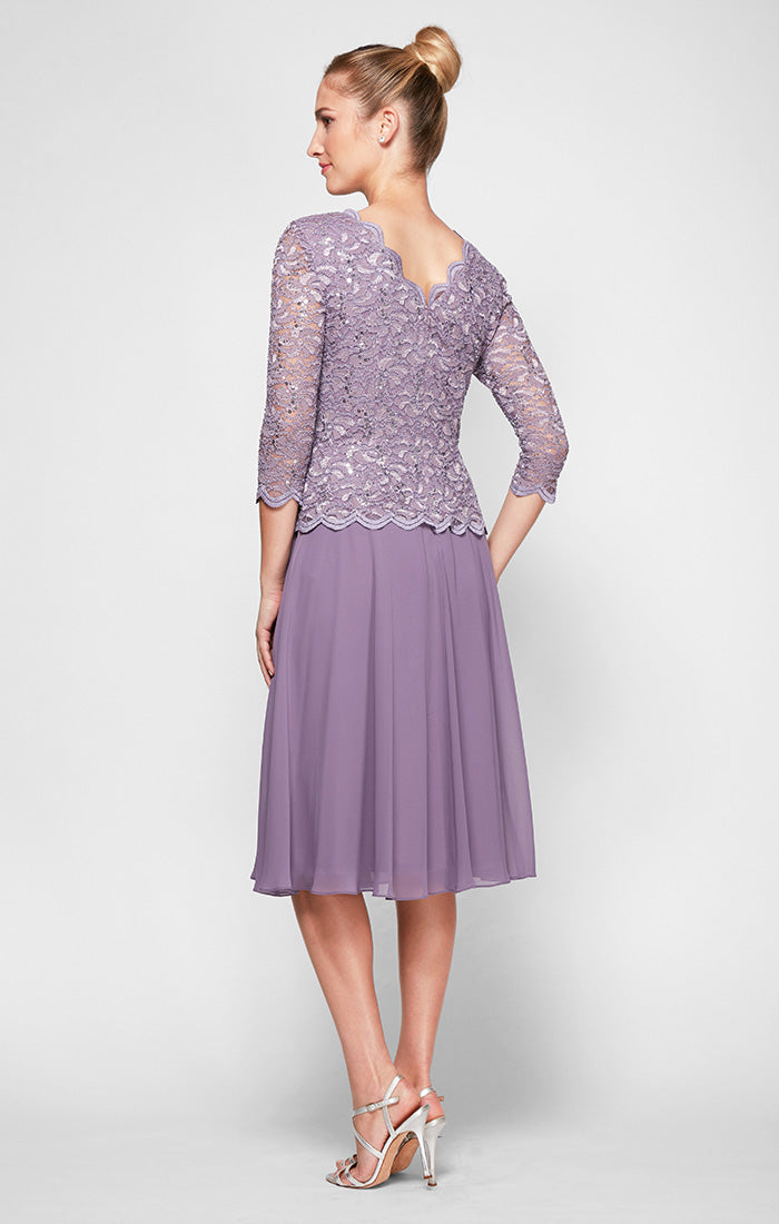 Bella Sequin Lace Dress