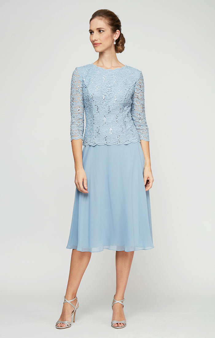 Bella Sequin Lace Dress