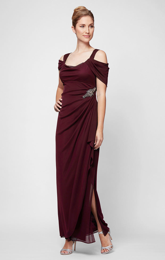 Camille Cowl Neck Gown