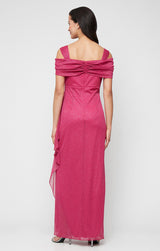 Regular - Hannah Glitter Mesh Gown