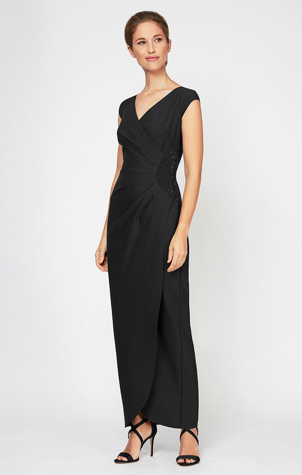 Elizabeth Cap Sleeve Contour Gown