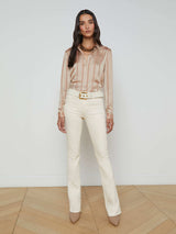 Selma Coated Bootcut Jean