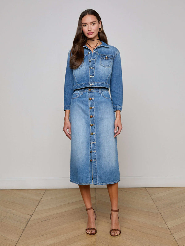 Koda Cropped Denim Jacket