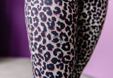 Leopard Flare Pants - Brown
