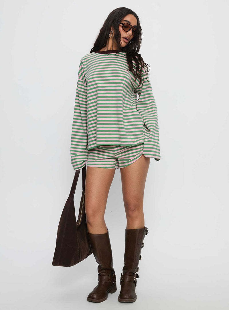 New Plans Long Sleeve Top Multi