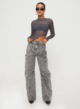 Marier Long Sleeve Top Slate