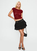 Nova Top Maroon