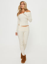 Macallan Long Sleeve Top Cream