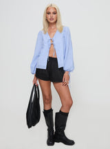 Slide Away Top Blue