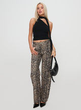 Anderstone Neck Tie Top Black